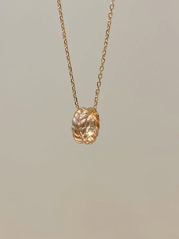  14K Golden Wave Pendant 