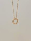  14K Golden Wave Necklace 