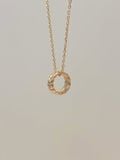  14K Golden Wave Pendant 