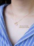  14K Versatile Heart Necklace 