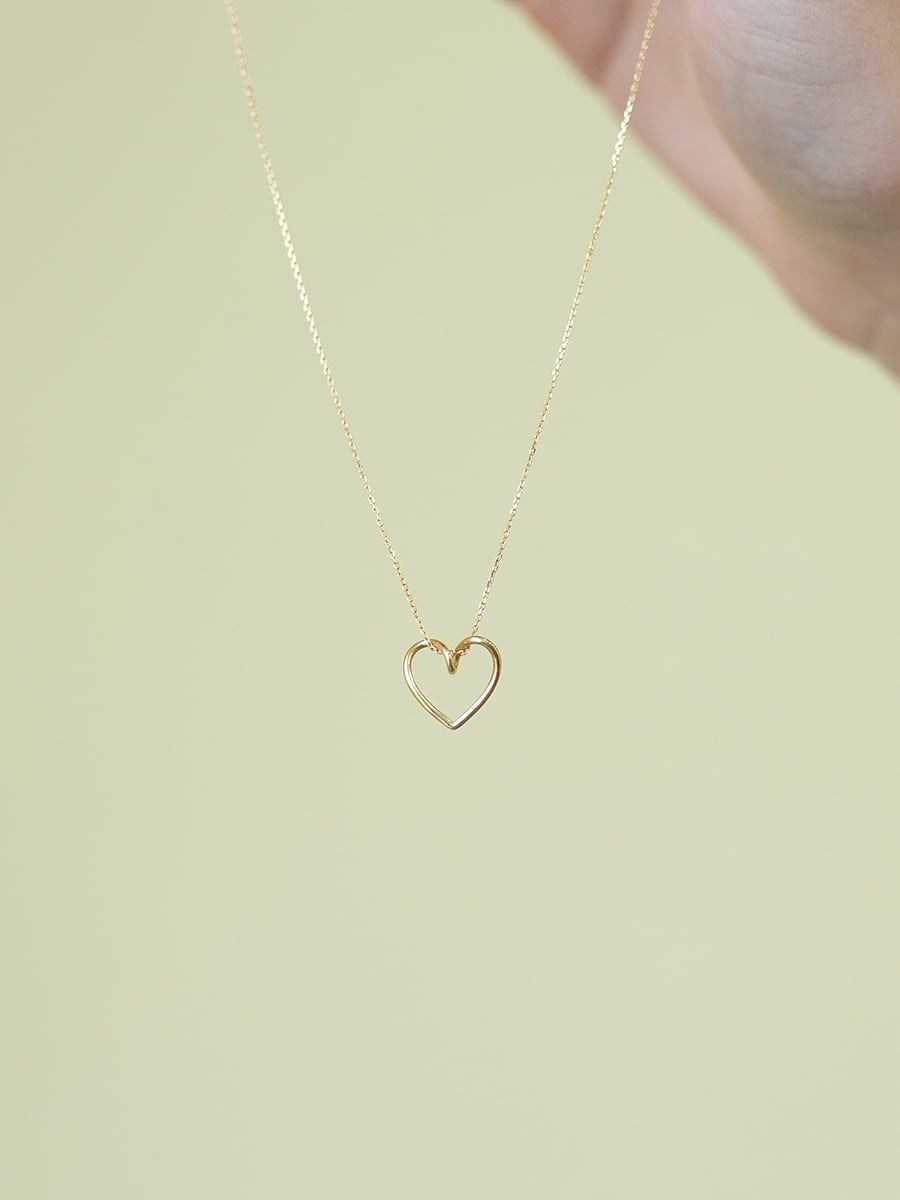  14K Versatile Heart Necklace 