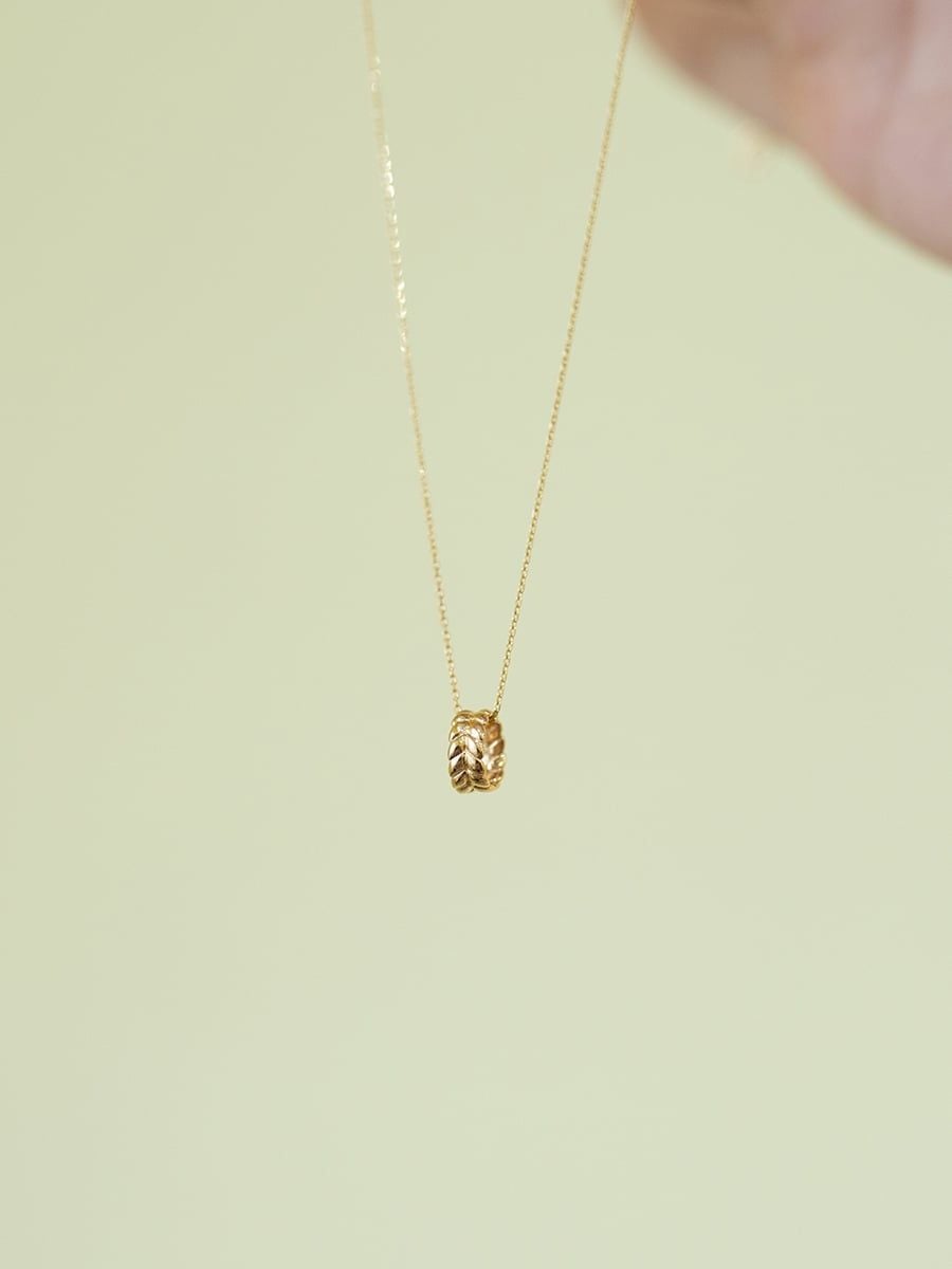  14K Golden Wave Necklace 