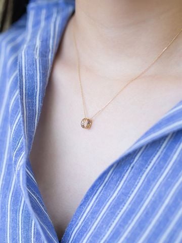  14K Golden Wave Necklace 