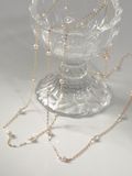  14K Mini Pearl Necklace Chain 