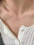  14K Pure Romance Heart Necklace 