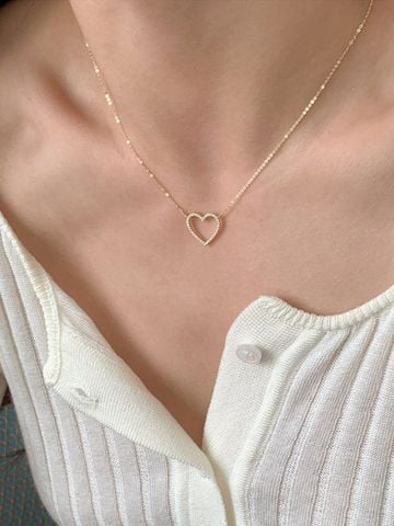  14K Pure Romance Heart Necklace 