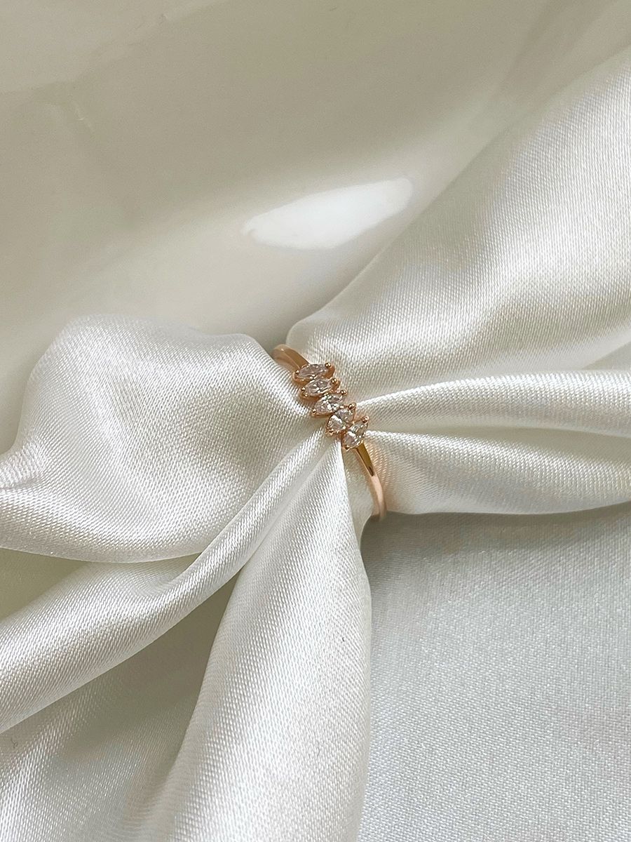  14K Marquise Tiara Ring 