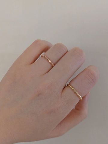  14K Petite Bubbles Band 