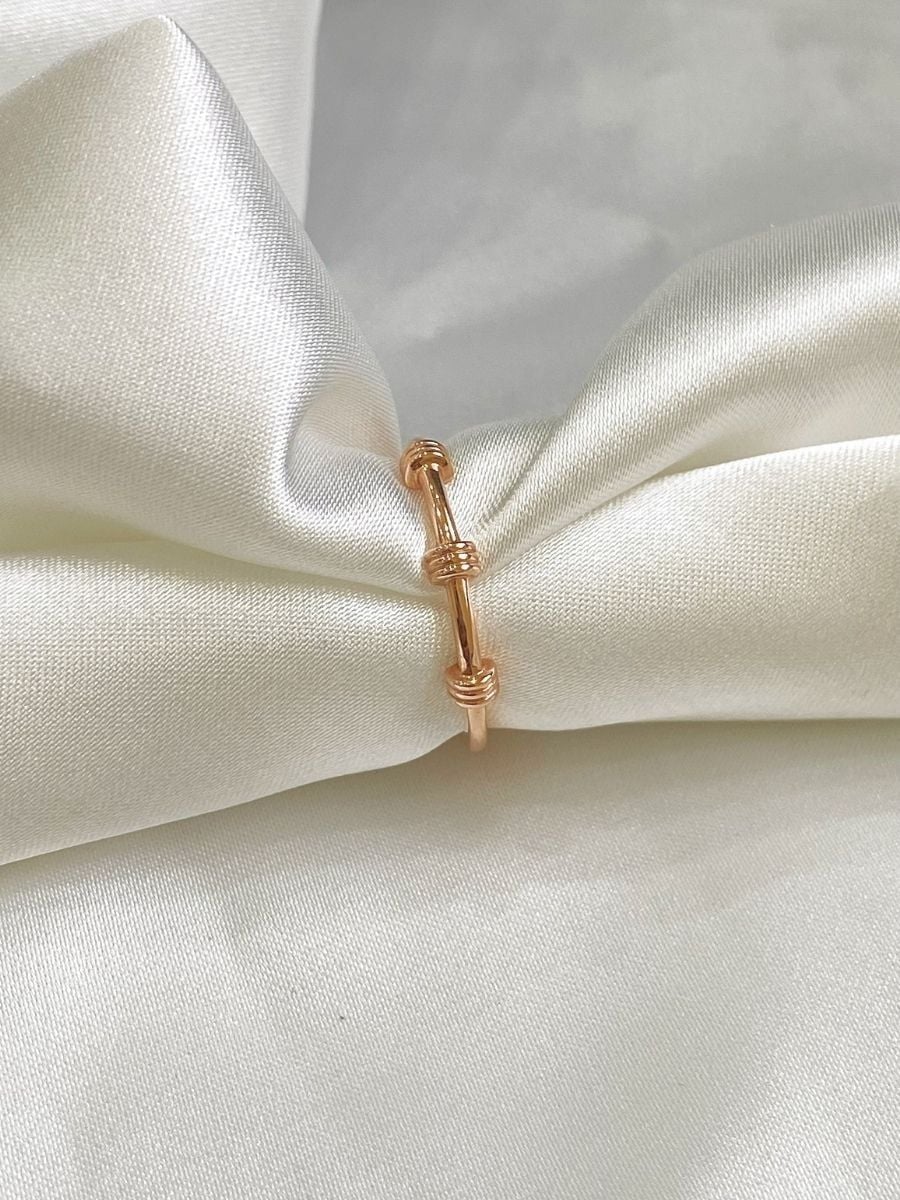  14K Trio Knot Ring 