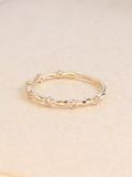  14K Solar Dew Diamond Ring 