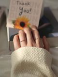  14K Solar Dew Diamond Ring 