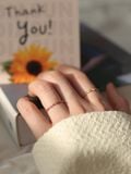  14K Solar Dew Diamond Ring 