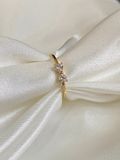  14K Heart Ribbon Ring 