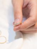  14K Heart Ribbon Ring 