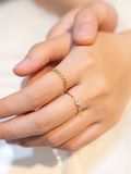  14K Heart Ribbon Ring 