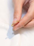  14K Slim Chain Ring 