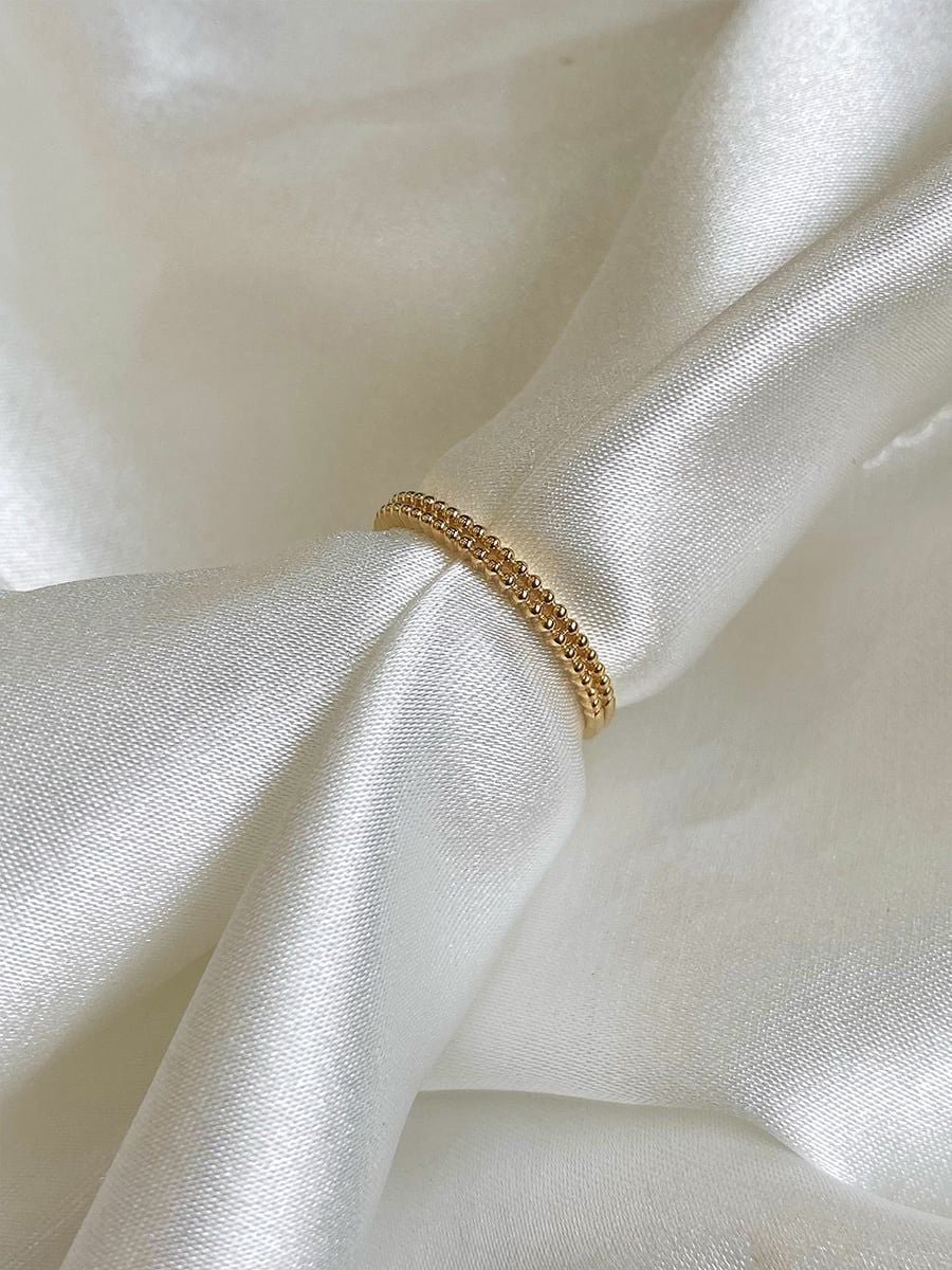  14K Golden Dew Drop Ring 