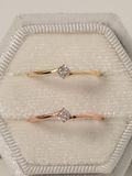  14K Twist Solitaire Ring 