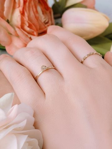  14K Pure Bloom Diamond Ring 