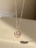  14K Glow Heart Necklace 