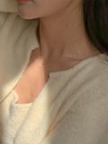  14K Lucky Clover Cubic Necklace 