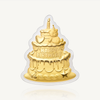  Quà Tặng Sinh Nhật Bánh Kem Vàng 24K 999 (0.2g) 