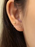  14K Diamond Zodiac Piercing 
