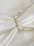  14K Heart Ribbon Ring 
