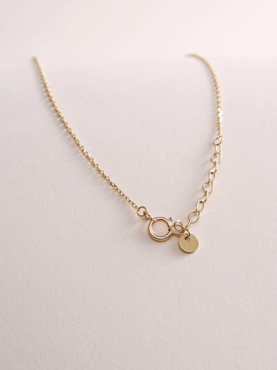  14K Heart Strings Necklace 