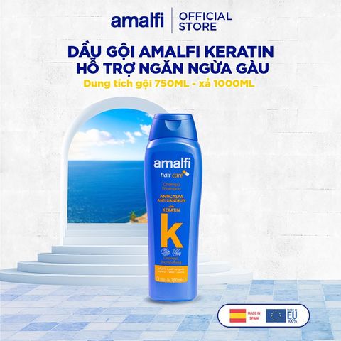  Dầu gội Amalfi Anti-dandruff Shampoo with Keratin 750ml 