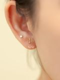  14K Diamond Zodiac Piercing 