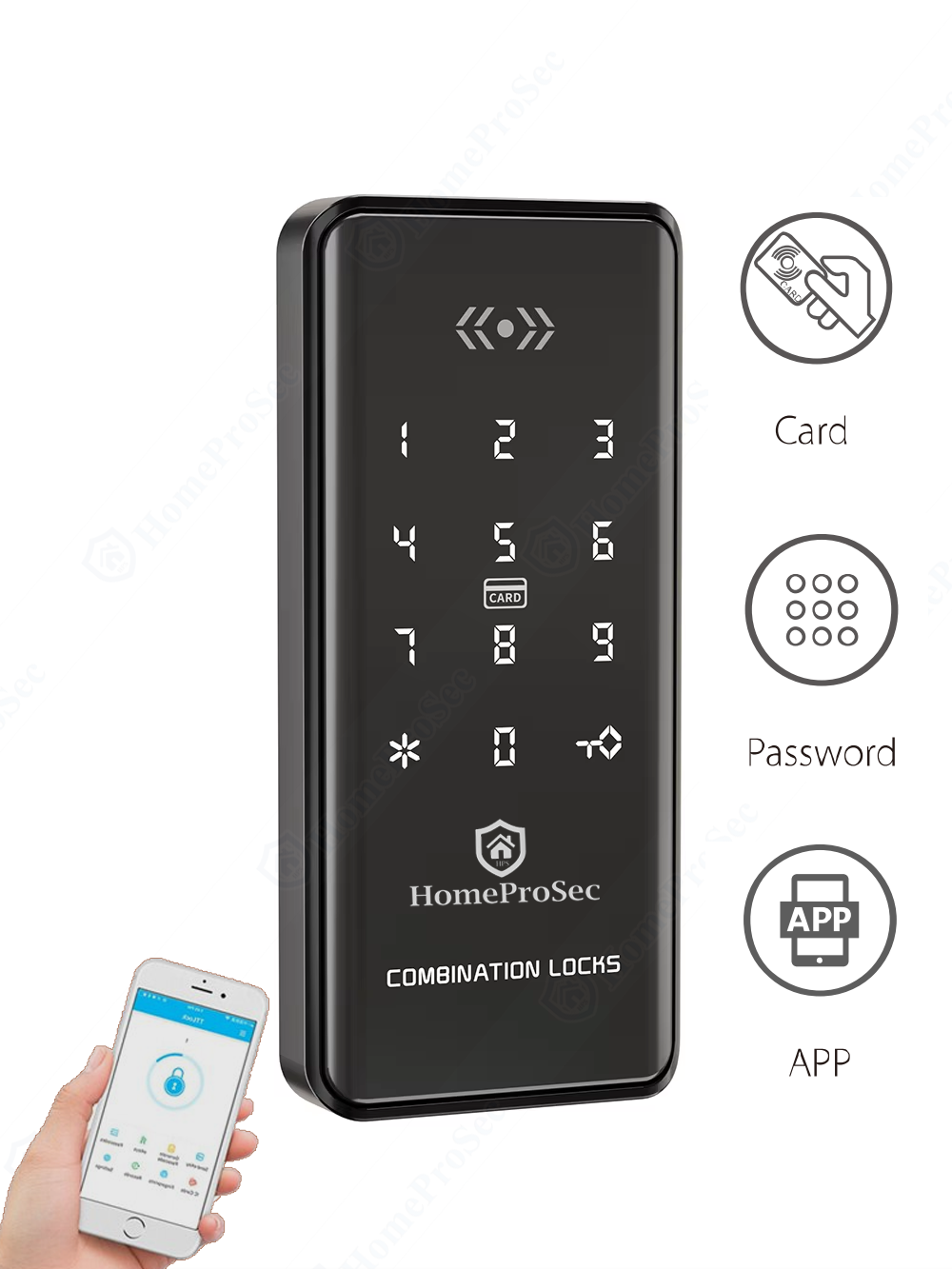  Khóa tủ Locker Bluetooth HomeProSec HPS- 2106TT (App TTlock) 