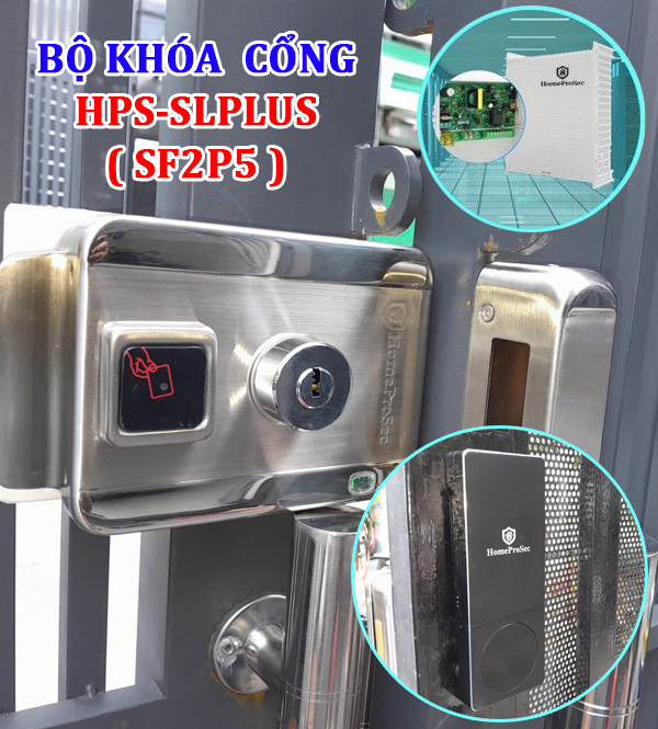  Khóa cổng vân tay inox HPS- SLPLUS SF1P5/ SF2P5 