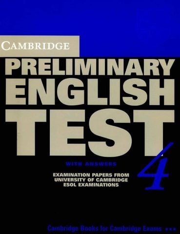Cambridge Preliminary English Test 4