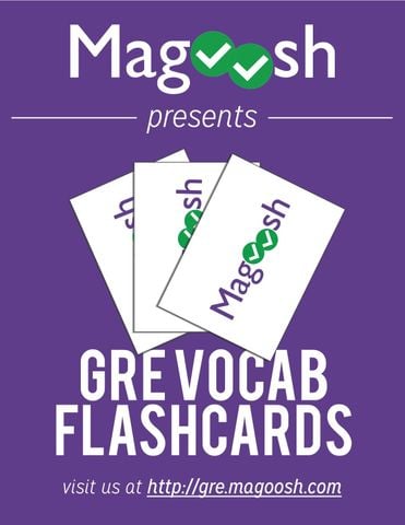 Magoosh GRE Vocab Flashcards