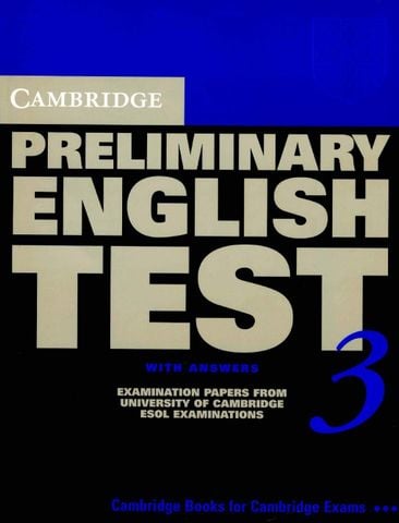 Cambridge Preliminary English Test 3
