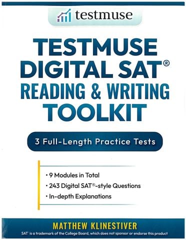 TestMuse Digital SAT Reading & Writing Toolkit: 3 Full-Length Practice Tests