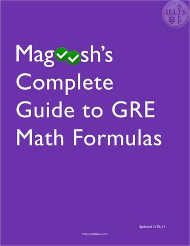 Magoosh Complete Guide to the GRE Math Formulas