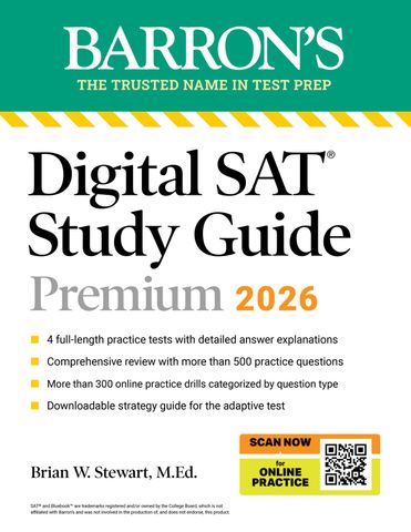 Digital SAT Study Guide Premium, 2026