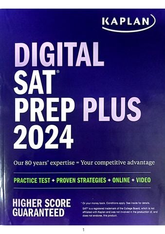 Digital SAT Prep Plus 2024: Prep Book, 1 Realistic Full Length Practice Test, 700+ Practice Questions