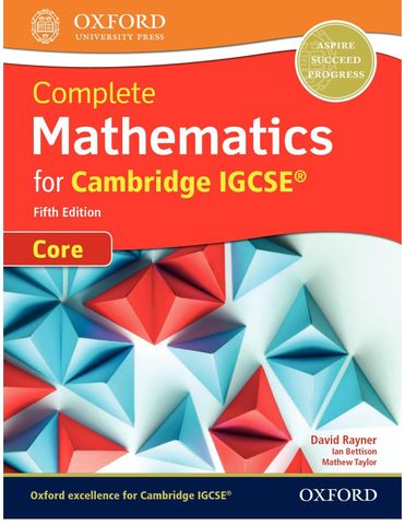 complete mathematics for cambridge igcse
