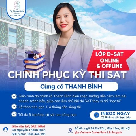 Khóa học Digital SAT Comprehensive