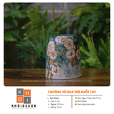  CHUÔNG VẼ HOA TRÀ VUỐT TAY 