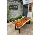  BÀN GỖ ME TÂY 180 x 80-68-79 x 5 cm 