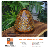  BÌNH KHẮC NỔI HOA DÂY BÁT TRÀNG 