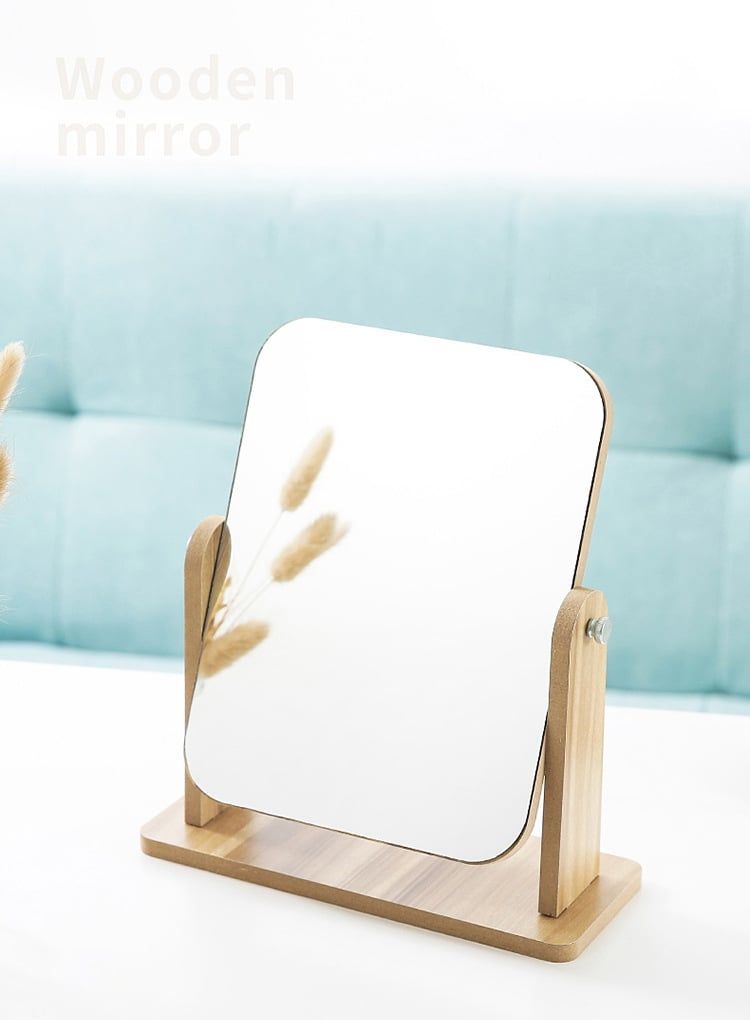  GƯƠNG TRANG ĐIỂM ĐẾ GỖ 