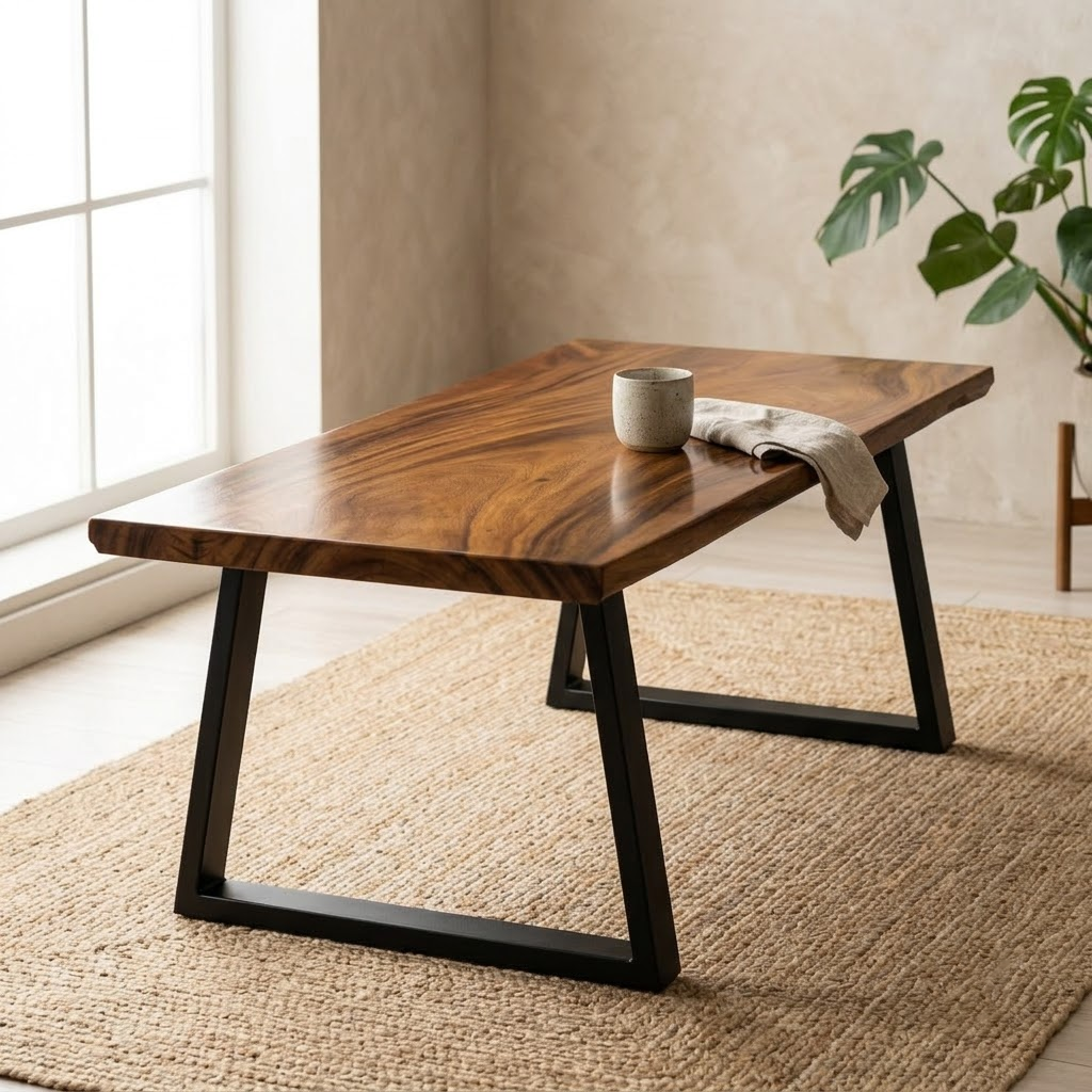  BÀN GỖ ME TÂY 140 x 60 x 3 cm 