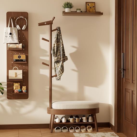  CÂY MÓC TREO QUẦN ÁO KÈM KỆ ĐỂ GIÀY 