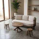  BỘ SOFA GỖ ME TÂY CONG 