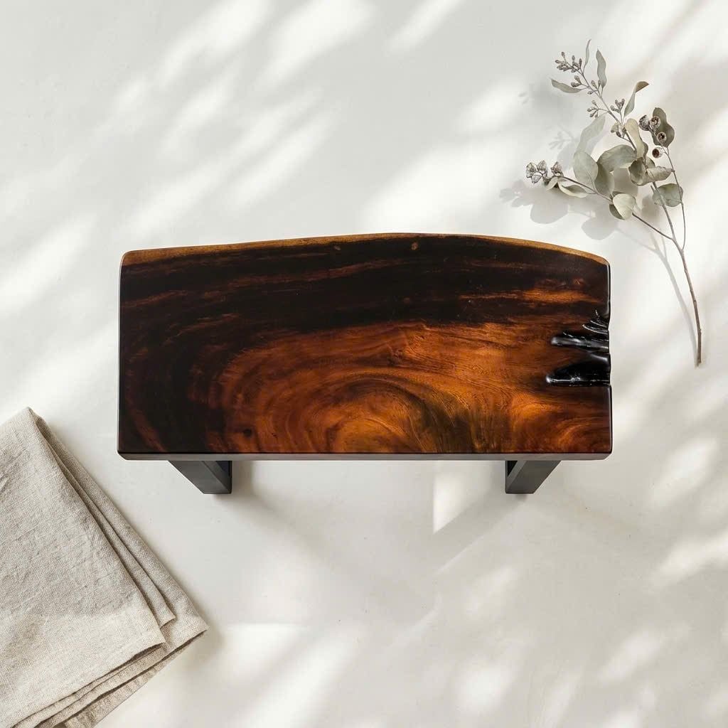  BÀN GỖ ME TÂY N80 x R36 x D5 cm 